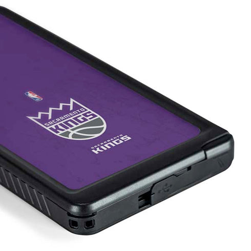 NBA Sacramento Kings Distressed Galaxy S24 Ultra Waterproof Case