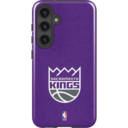NBA Sacramento Kings Distressed Galaxy S25 Impact Case