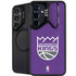 NBA Sacramento Kings Distressed Galaxy S25 Kickstand Case
