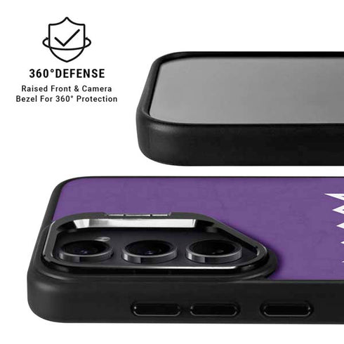 NBA Sacramento Kings Distressed Galaxy S25 Kickstand Case