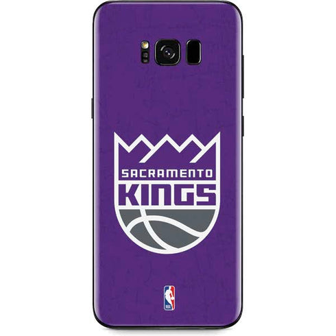 NBA Sacramento Kings Distressed Galaxy S8 Plus Skin