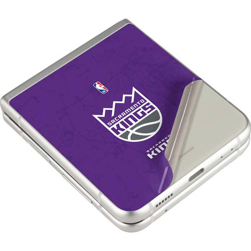NBA Sacramento Kings Distressed Galaxy Z Flip3 5G Skin