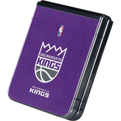 NBA Sacramento Kings Distressed Galaxy Z Flip5 5G Skin