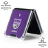 NBA Sacramento Kings Distressed Galaxy Z Flip6 Clear Case