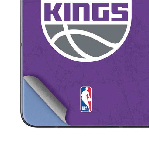 NBA Sacramento Kings Distressed Galaxy Z Fold5 5G Skin