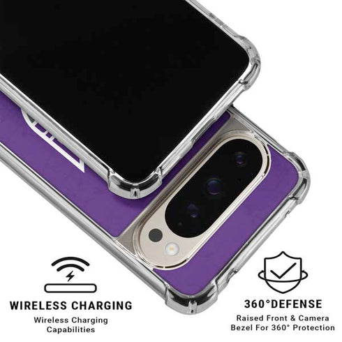 NBA Sacramento Kings Distressed Google Pixel 9 Pro XL Clear Case
