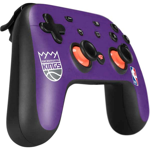 NBA Sacramento Kings Distressed Google Stadia Controller Skin