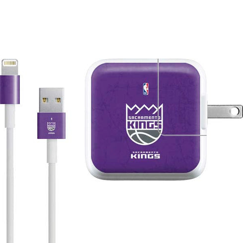 NBA Sacramento Kings Distressed iPad Charger (10W USB) Skin