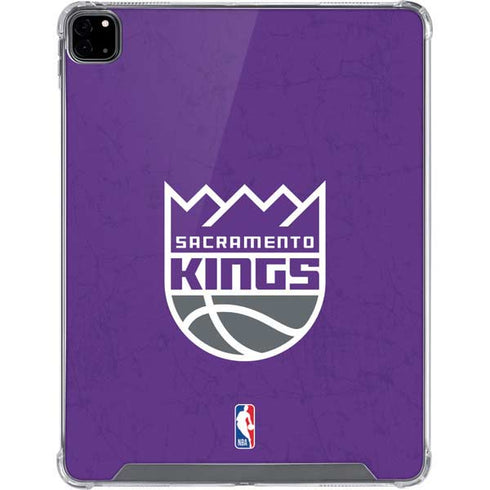 NBA Sacramento Kings Distressed iPad Pro 12.9in (2020) Clear Case