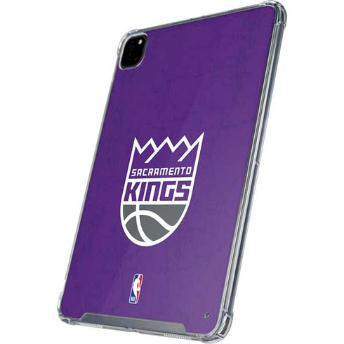 NBA Sacramento Kings Distressed iPad Pro 12.9in (2020) Clear Case