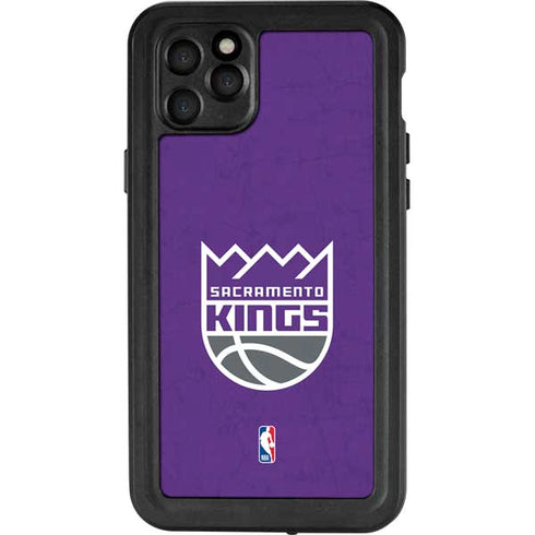 NBA Sacramento Kings Distressed iPhone 11 Pro Max Waterproof Case