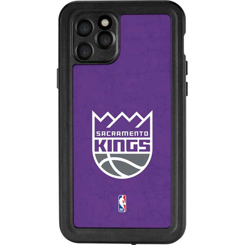 NBA Sacramento Kings Distressed iPhone 11 Pro Waterproof Case