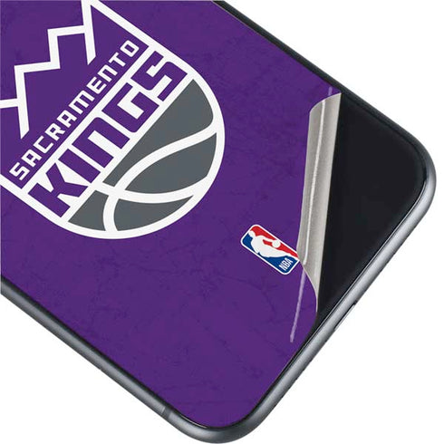 NBA Sacramento Kings Distressed iPhone 11 Skin