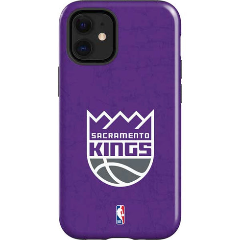 NBA Sacramento Kings Distressed iPhone 12 Mini Impact Case