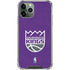 NBA Sacramento Kings Distressed iPhone 12 Pro Max Clear Case