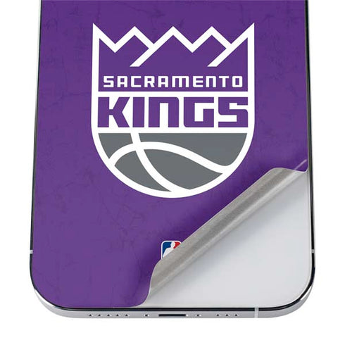 NBA Sacramento Kings Distressed iPhone 12 Pro Skin