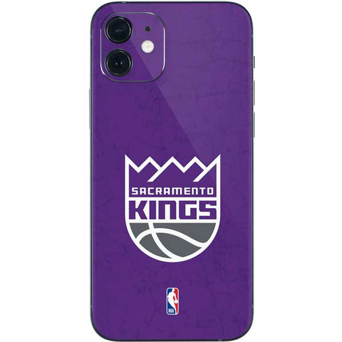 NBA Sacramento Kings Distressed iPhone 12 Skin