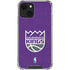 NBA Sacramento Kings Distressed iPhone 13 Mini Clear Case