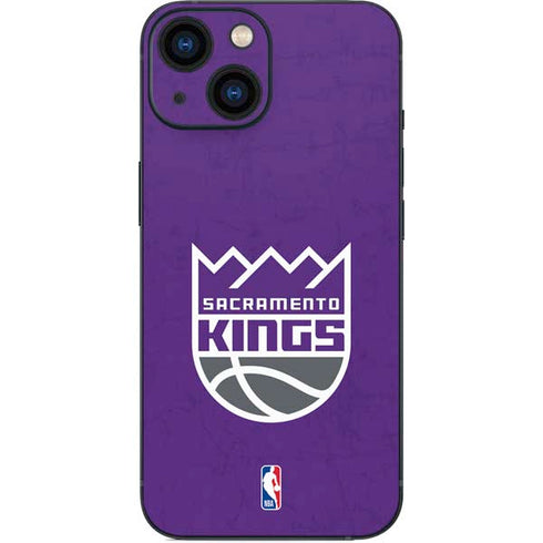 NBA Sacramento Kings Distressed iPhone 13 Mini Skin
