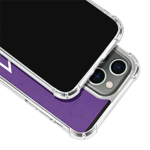 NBA Sacramento Kings Distressed iPhone 13 Pro Max Clear Case