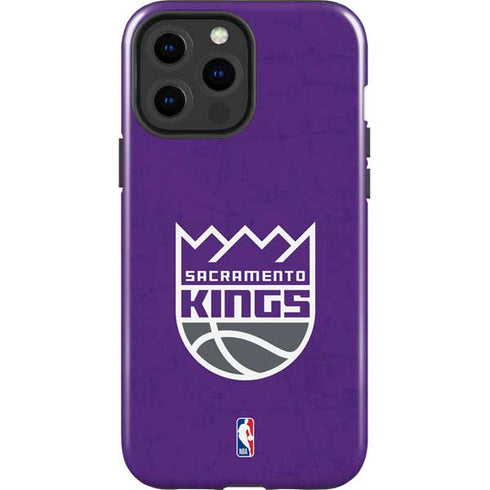 NBA Sacramento Kings Distressed iPhone 13 Pro Max Impact Case