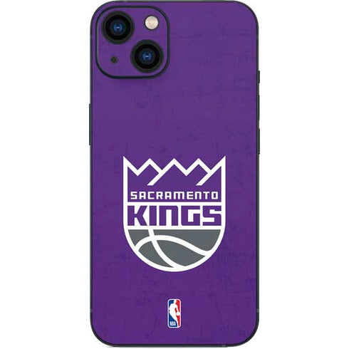 NBA Sacramento Kings Distressed iPhone 13 Skin
