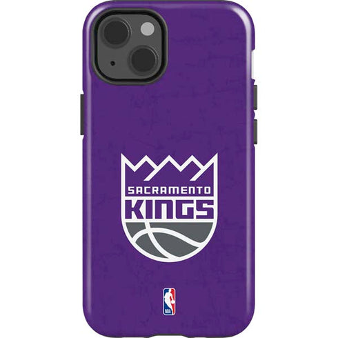 NBA Sacramento Kings Distressed iPhone 14 Impact Case