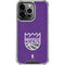NBA Sacramento Kings Distressed iPhone 14 Pro Clear Case