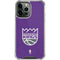 NBA Sacramento Kings Distressed iPhone 14 Pro Max Clear Case