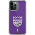 NBA Sacramento Kings Distressed iPhone 14 Pro Max Clear Case