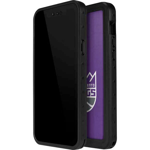 NBA Sacramento Kings Distressed iPhone 14 Pro Max Waterproof Case