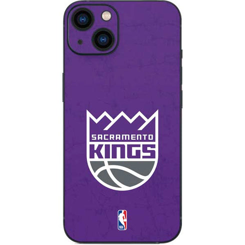 NBA Sacramento Kings Distressed iPhone 14 Skin