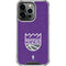 NBA Sacramento Kings Distressed iPhone 15 Pro Clear Case