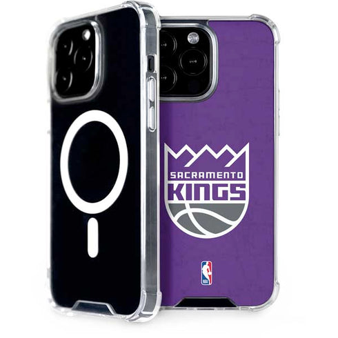 NBA Sacramento Kings Distressed iPhone 15 Pro Max MagSafe Case