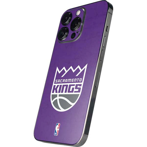 NBA Sacramento Kings Distressed iPhone 15 Pro Skin