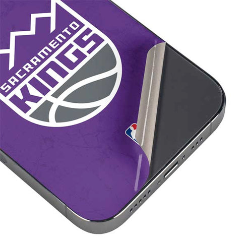 NBA Sacramento Kings Distressed iPhone 15 Pro Skin