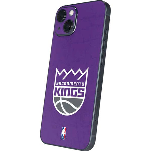 NBA Sacramento Kings Distressed iPhone 15 Skin