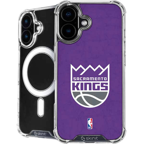 NBA Sacramento Kings Distressed iPhone 16 MagSafe Case