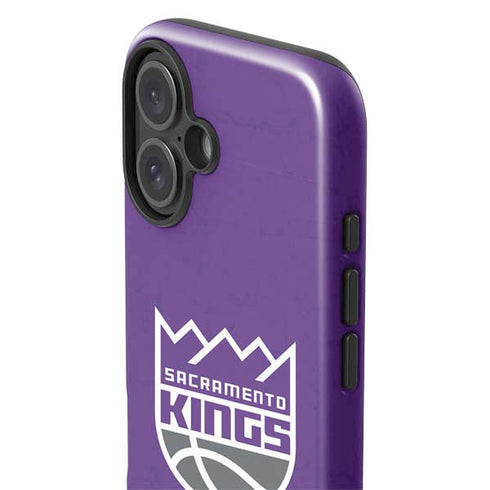 NBA Sacramento Kings Distressed iPhone 16 Plus Impact Case