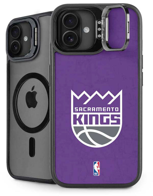 NBA Sacramento Kings Distressed iPhone 16 Plus Kickstand Case