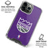 NBA Sacramento Kings Distressed iPhone 16 Pro Clear Case