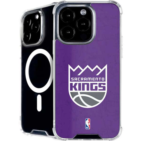 NBA Sacramento Kings Distressed iPhone 16 Pro Max MagSafe Case
