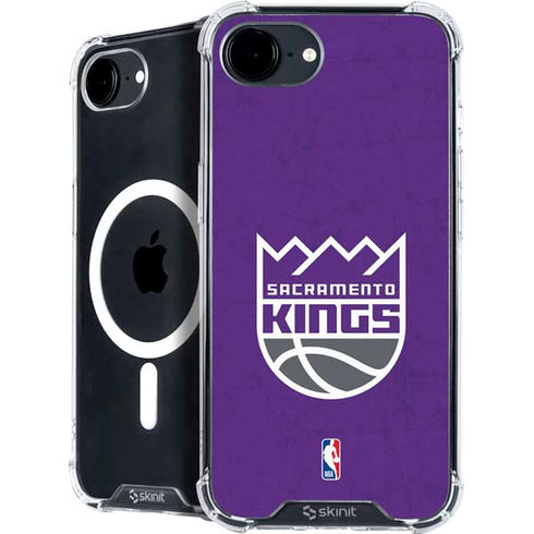 NBA Sacramento Kings Distressed iPhone 16e MagSafe Case