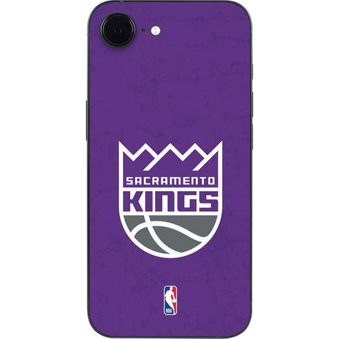NBA Sacramento Kings Distressed iPhone 16e Skin