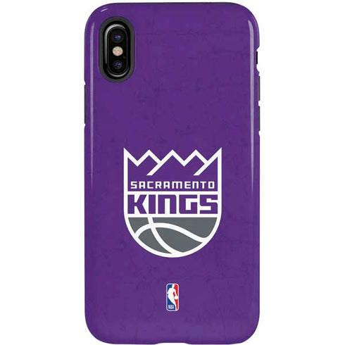 NBA Sacramento Kings Distressed iPhone X Pro Case