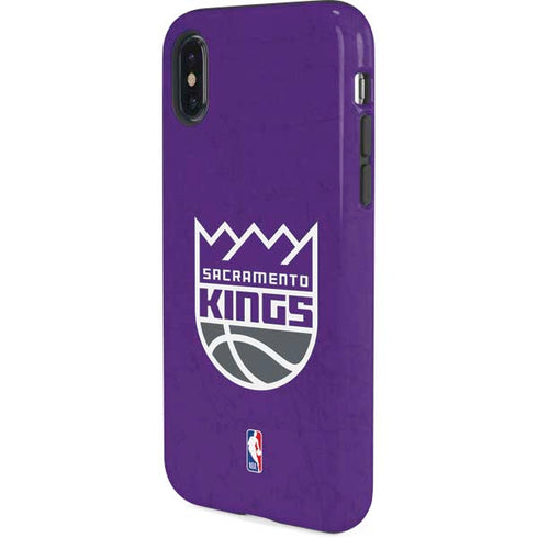 NBA Sacramento Kings Distressed iPhone X Pro Case