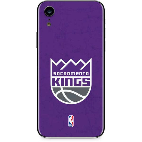 NBA Sacramento Kings Distressed iPhone XR Skin