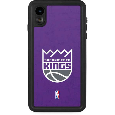 NBA Sacramento Kings Distressed iPhone XR Waterproof Case