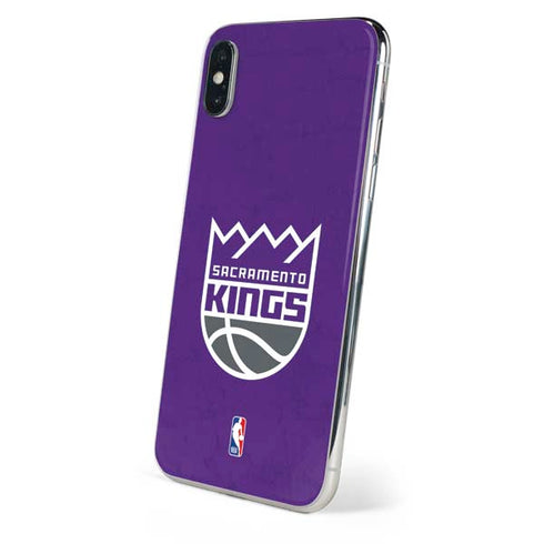 NBA Sacramento Kings Distressed iPhone XS Max Skin