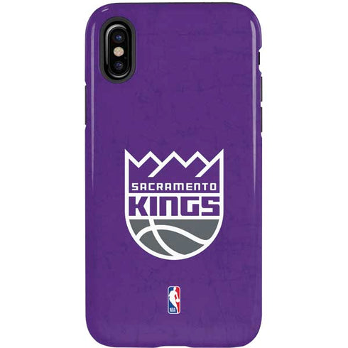 NBA Sacramento Kings Distressed iPhone XS Pro Case
